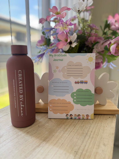 Kids Gratitude Journal + Tumbler Bottle