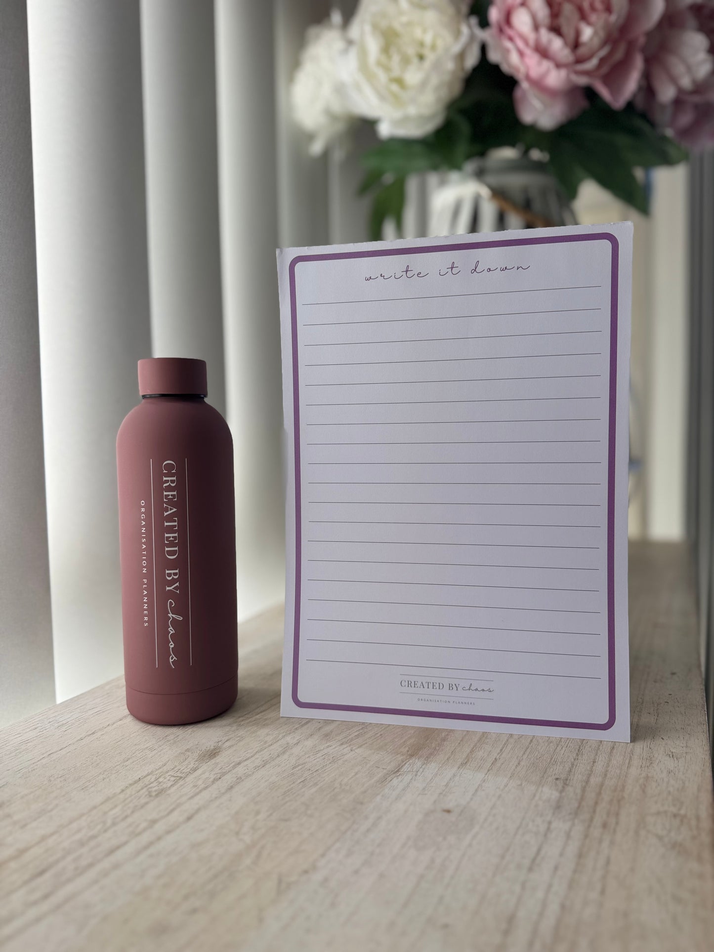 Write It Down Notepad + Tumbler Bottle